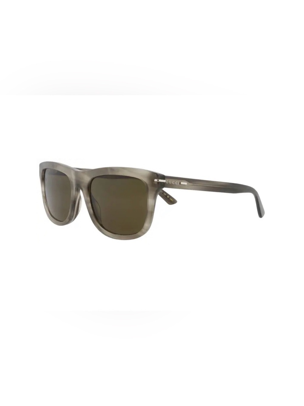 NWT Gucci Men’s Gray Acetate Sunglasses with Dark Lenses Gucci GG1444S 003